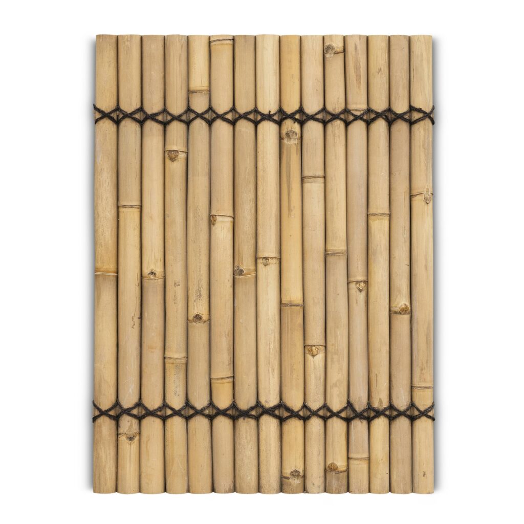 Bamboo fence halfround - 90 x 120 cm - Natural - Eviro Bamboo