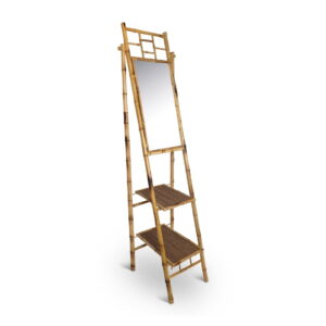 Bamboo rack with mirror Hennie - Natural - Eviro Bamboo