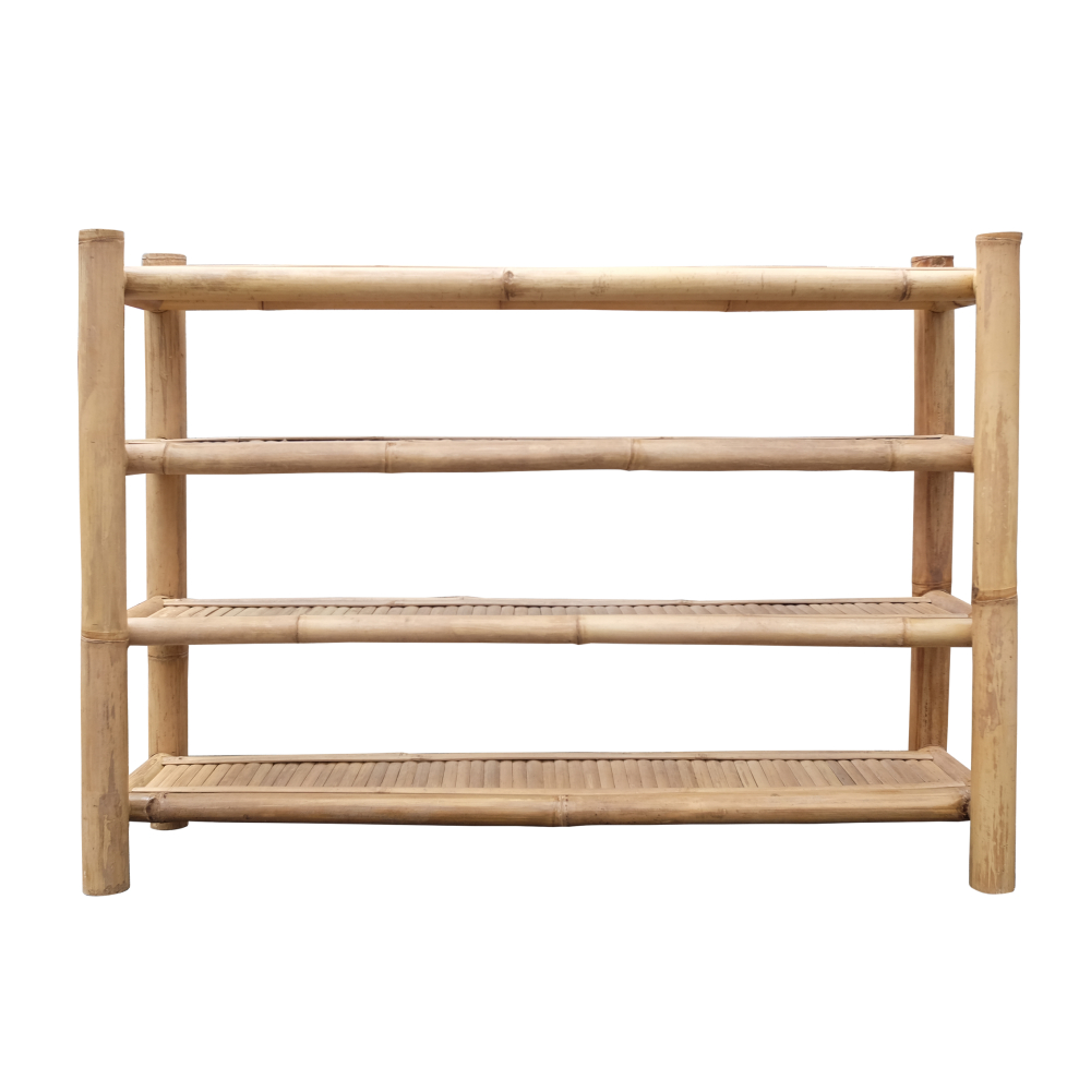 Bamboo rack Eve - Oblong 4-layer - Natural - Eviro Bamboo