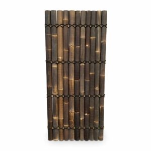 Bamboo fence halfround - 90 x 220 cm - Dark - Eviro Bamboo
