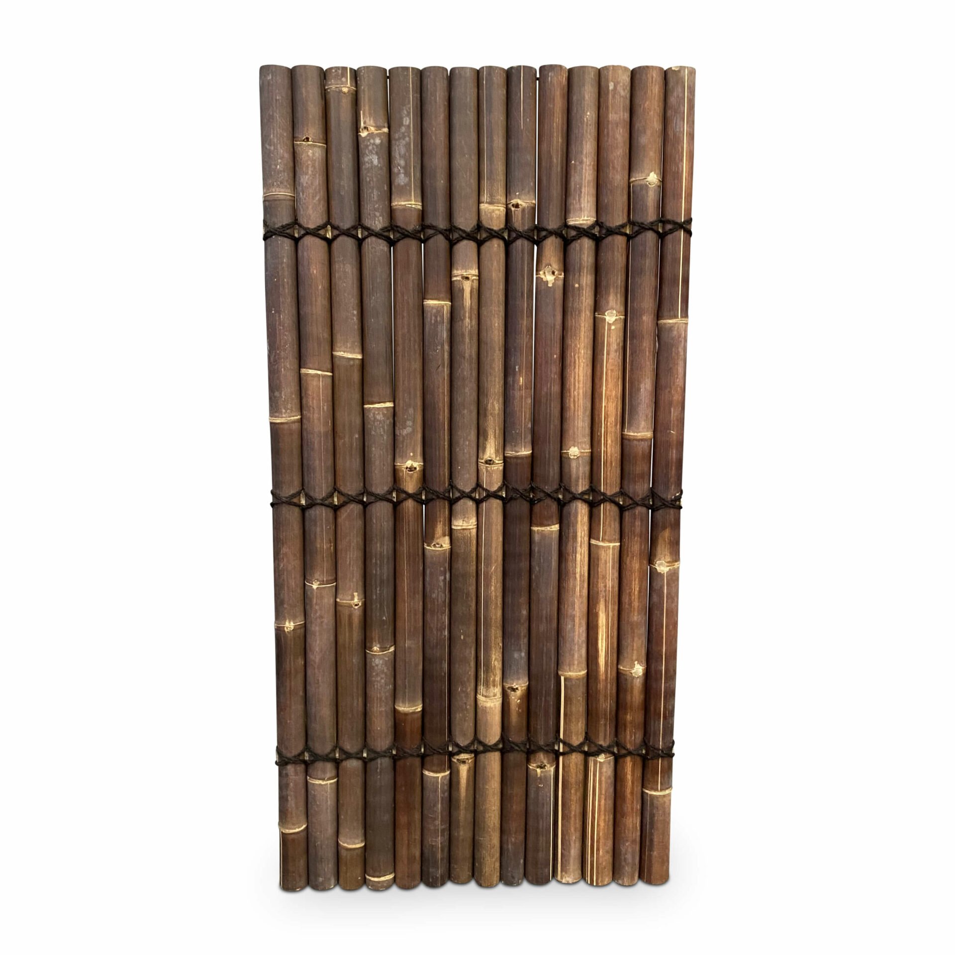 Bamboo fence halfround - 90 x 180 cm - Dark - Eviro Bamboo