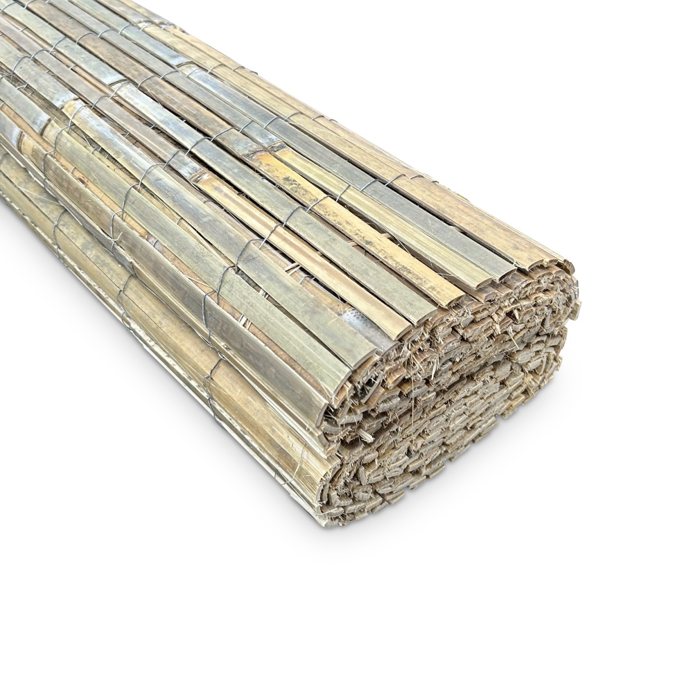 Split bamboo fencing roll - 500 x 100 cm - Eviro Bamboo