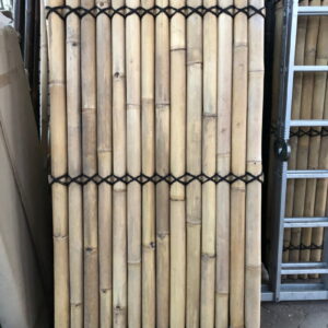 Outlet - Bamboo fence halfround - 90 x 180 cm - Natural - Eviro Bamboo