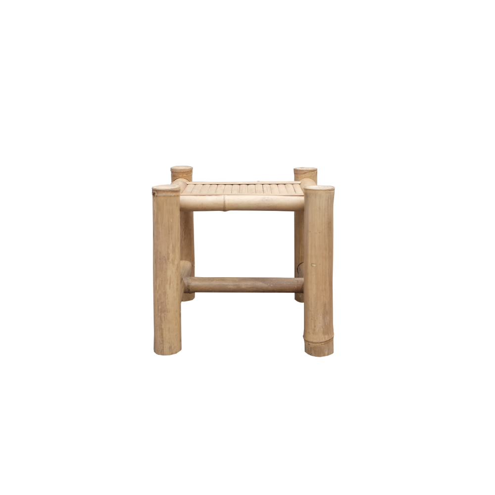 Bamboo garden chairs set Eve - Natural / Light gray - Eviro Bamboo
