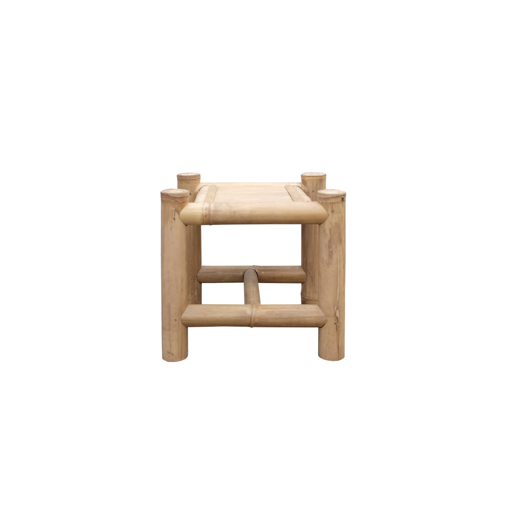 Bamboo garden chairs set Eve - Natural / Light gray - Eviro Bamboo