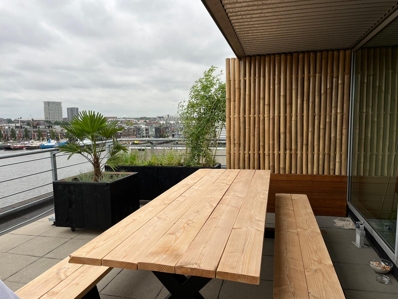 Bamboo fence - 90 x 220 cm - Natural - Eviro Bamboo