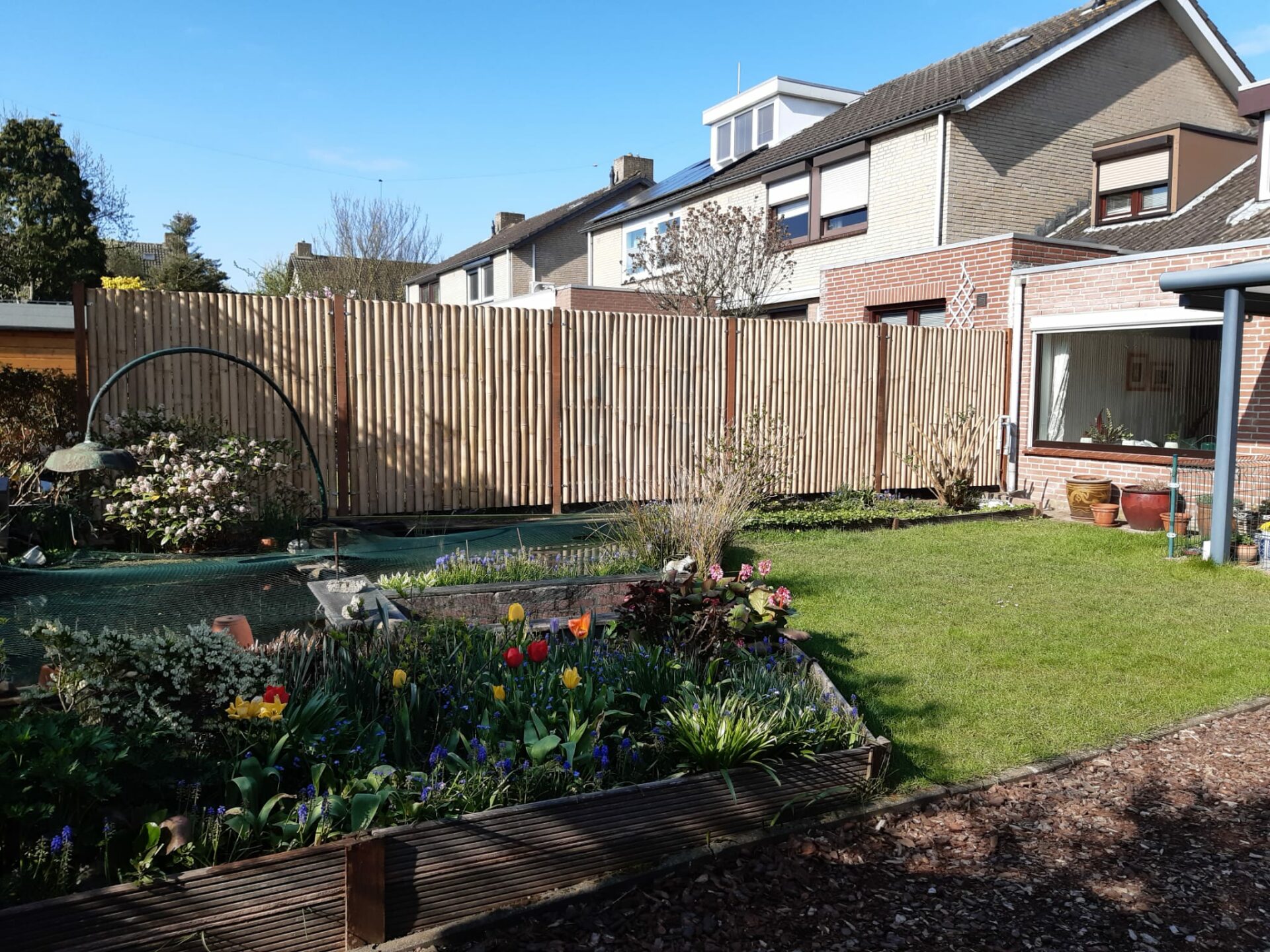Bamboo fence - 90 x 220 cm - Natural - Eviro Bamboo