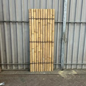 Outlet - Bamboo fence halfround - 90 x 220 cm - Natural - Eviro Bamboo
