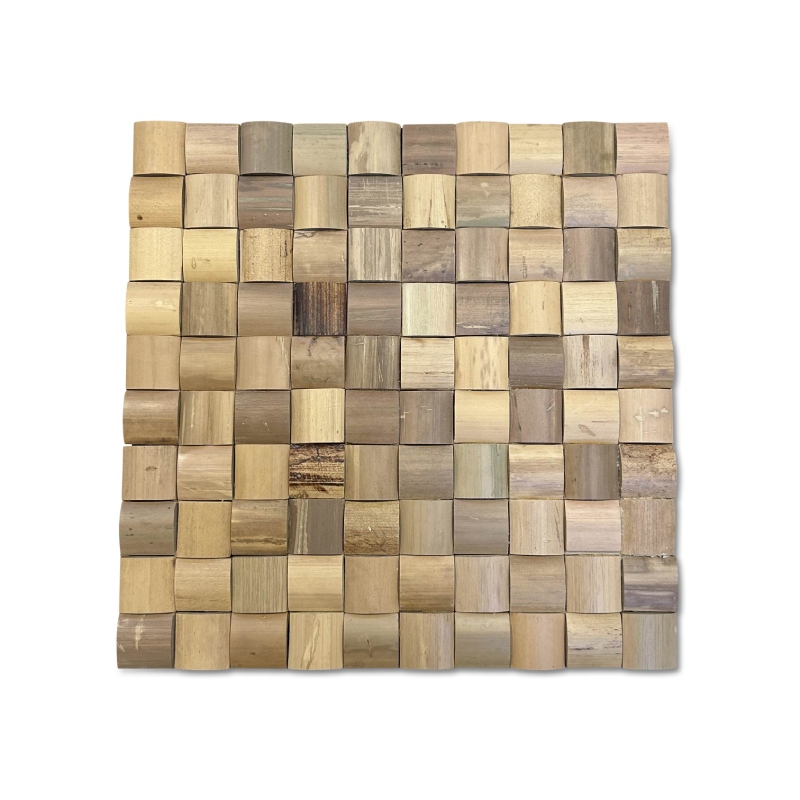 Bamboo wall covering - 30 x 30 cm - Natural - Eviro Bamboo (Bundle 10 pieces)