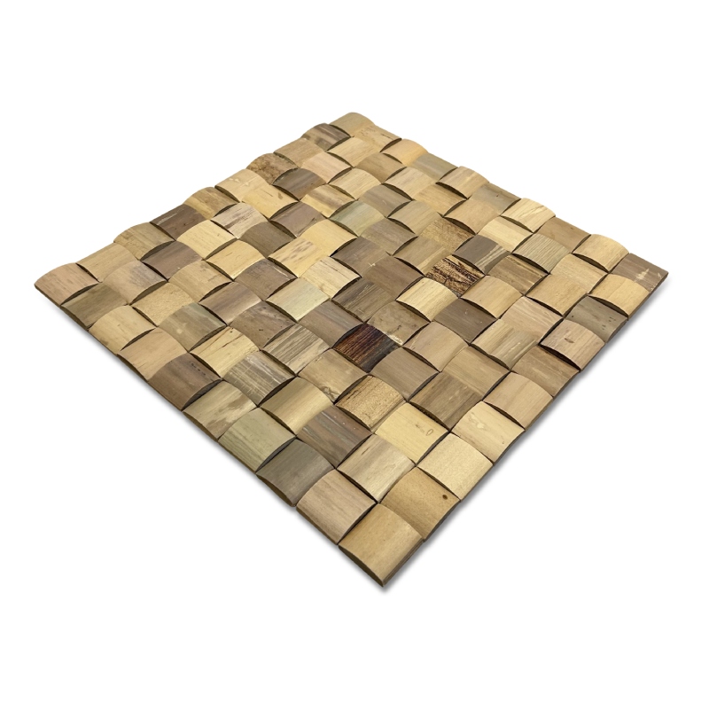 Bamboo wall covering - 30 x 30 cm - Natural - Eviro Bamboo (Bundle 10 pieces)