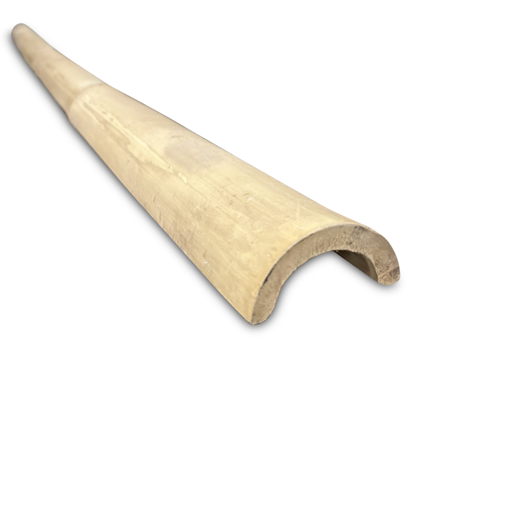 Bamboo pole halfround natural - Ø 7-9 x 200 cm - Eviro Bamboo