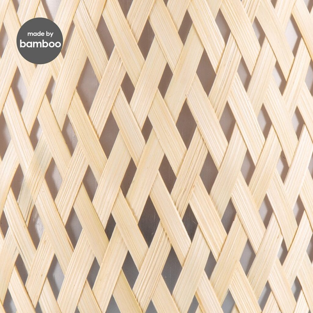 Bamboo Lampshade - Natural - ø20 x 17 cm - Home Sweet Home