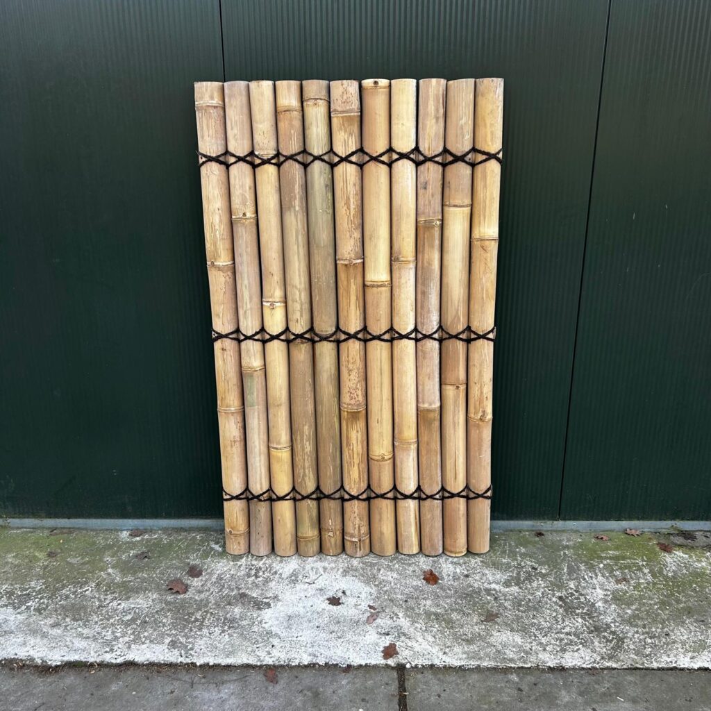 Outlet - Bamboo fence halfround - 90 x 150 cm - Natural - Eviro Bamboo