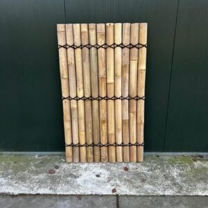 Outlet - Bamboo fence halfround - 90 x 150 cm - Natural - Eviro Bamboo