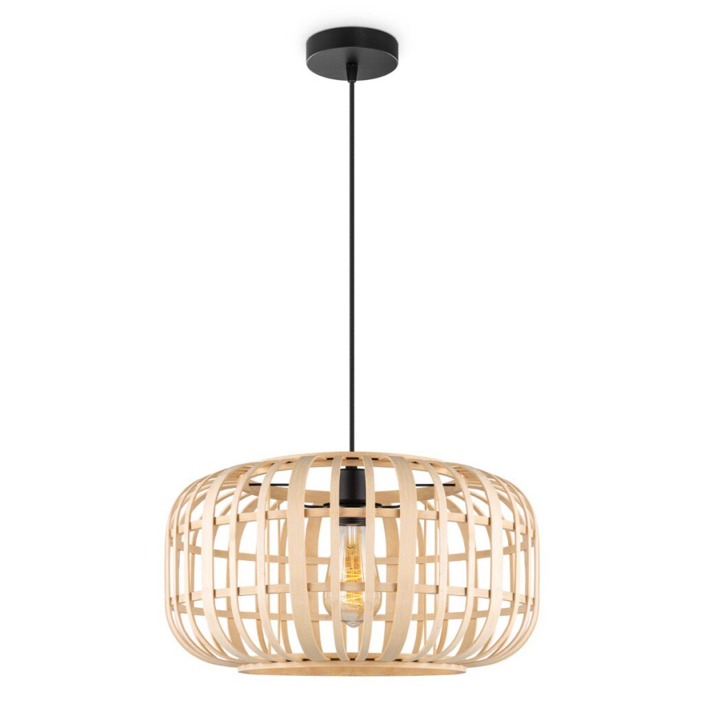 Bamboo pendant lamp - Natural - Ø40 x 126 cm (WxH)