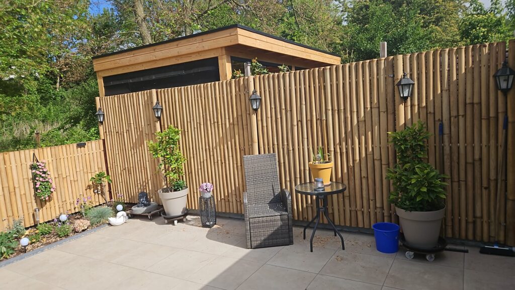 Bamboo fence - 90 x 220 cm - Natural - Eviro Bamboo