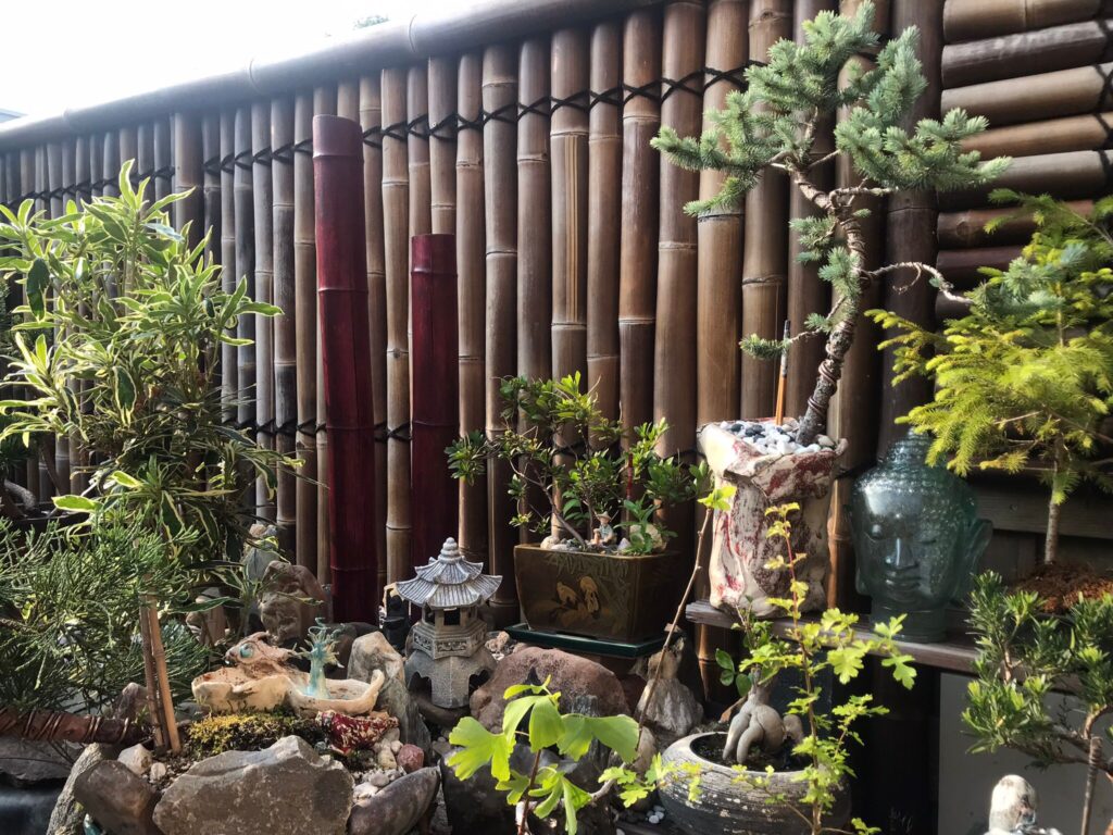 Bamboo fence halfround - 90 x 150 cm - Dark - Eviro Bamboo