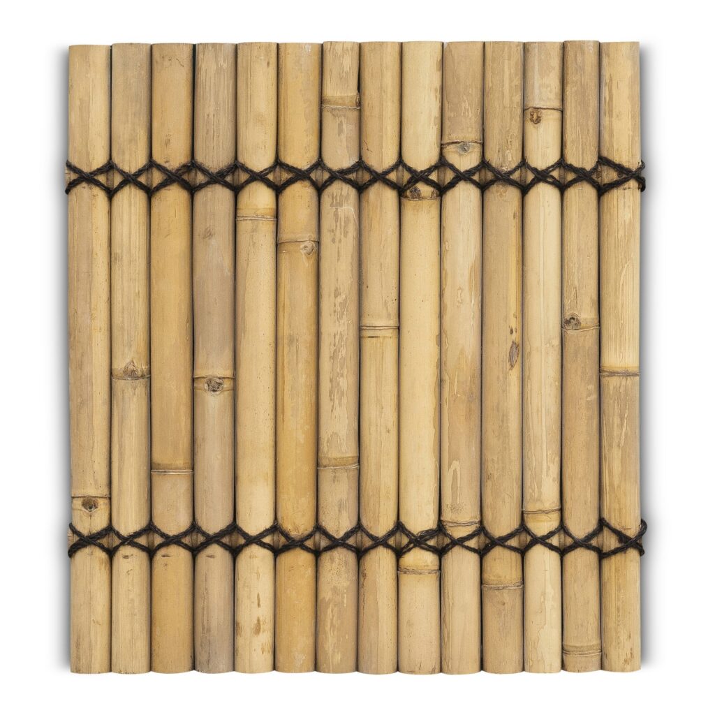 Bamboo fence halfround - 90 x 100 cm - Natural - Eviro Bamboo