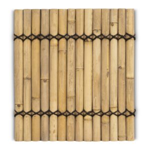 Bamboo fence halfround - 90 x 100 cm - Natural - Eviro Bamboo