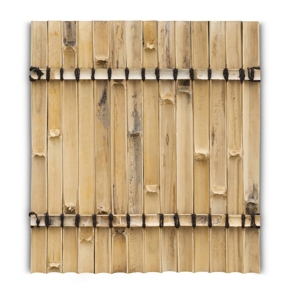 Bamboo fence halfround - 90 x 100 cm - Natural - Eviro Bamboo