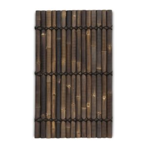Bamboo fence halfround - 90 x 150 cm - Dark - Eviro Bamboo