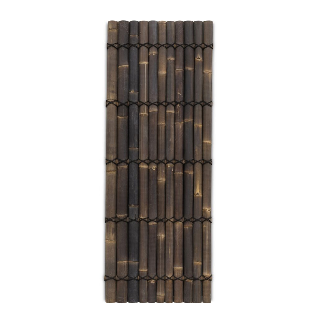 Bamboo fence halfround - 90 x 240 cm - Dark - Eviro Bamboo