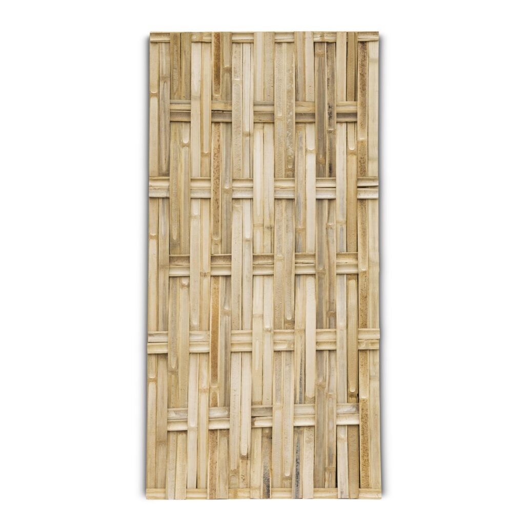 Woven bamboo fence Vertical - 90 x 180 cm - Dark - Eviro Bamboo