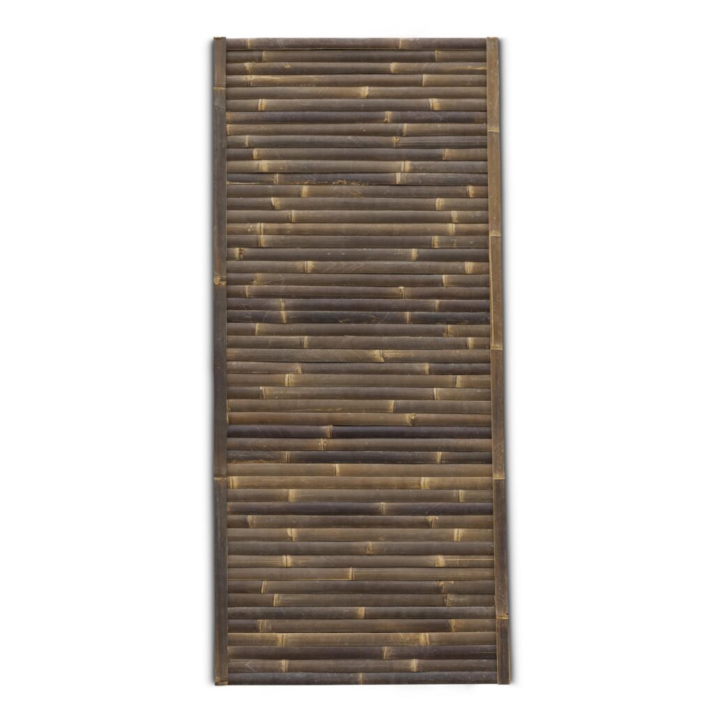Bamboo fence Stripe - 90 x 200 cm - Dark - Horizontal slats - Eviro Bamboo
