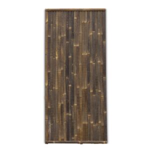 Bamboe schutting Stripe - 90 x 200 cm - Donker - Verticale latten - Eviro Bamboe