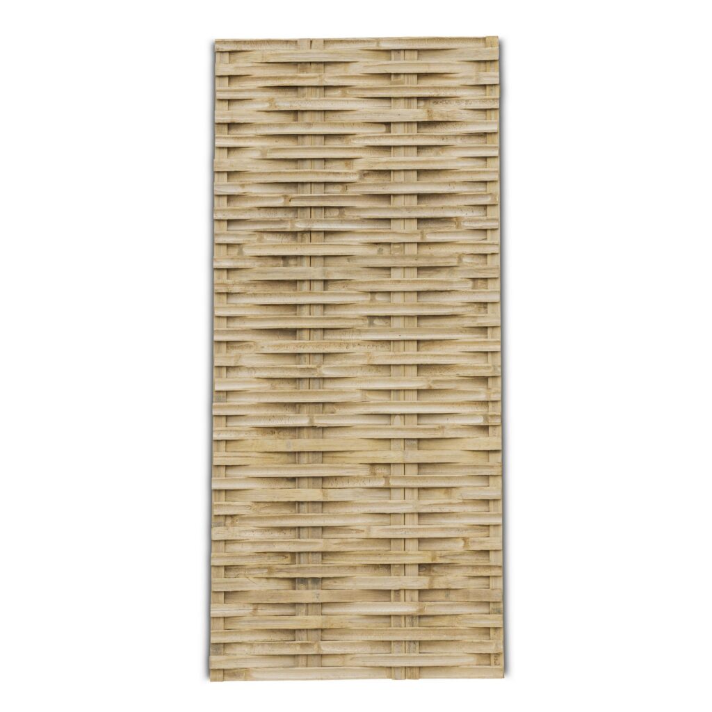 Woven bamboo fence Horizontal - 90 x 200 cm - Dark - Eviro Bamboo