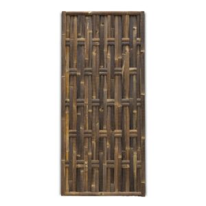 Woven bamboo fence Vertical - 90 x 200 cm - Dark - Eviro Bamboo