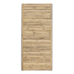 Bamboo fence Stripe - 90 x 200 cm - Natural - Horizontal slats - Eviro Bamboo