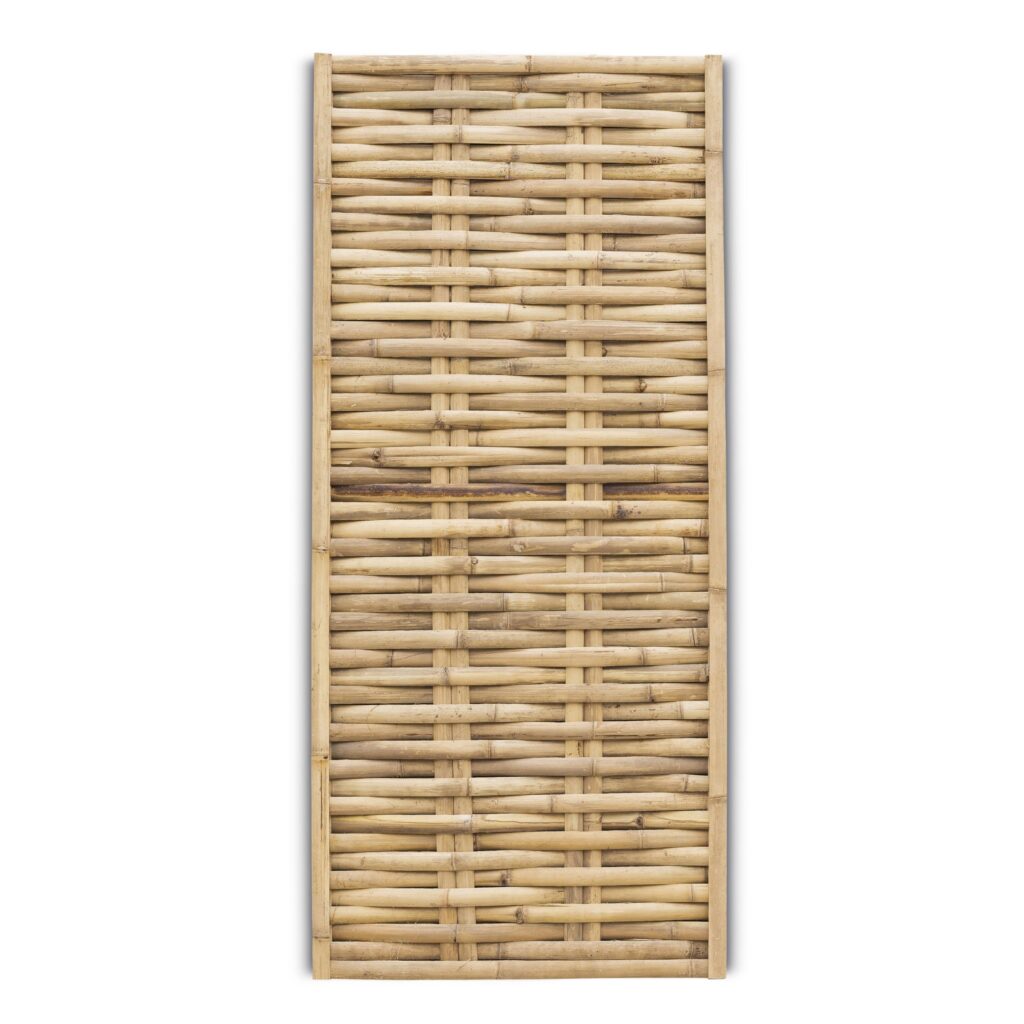 Woven bamboo fence Horizontal - 90 x 200 cm - Natural - Eviro Bamboo