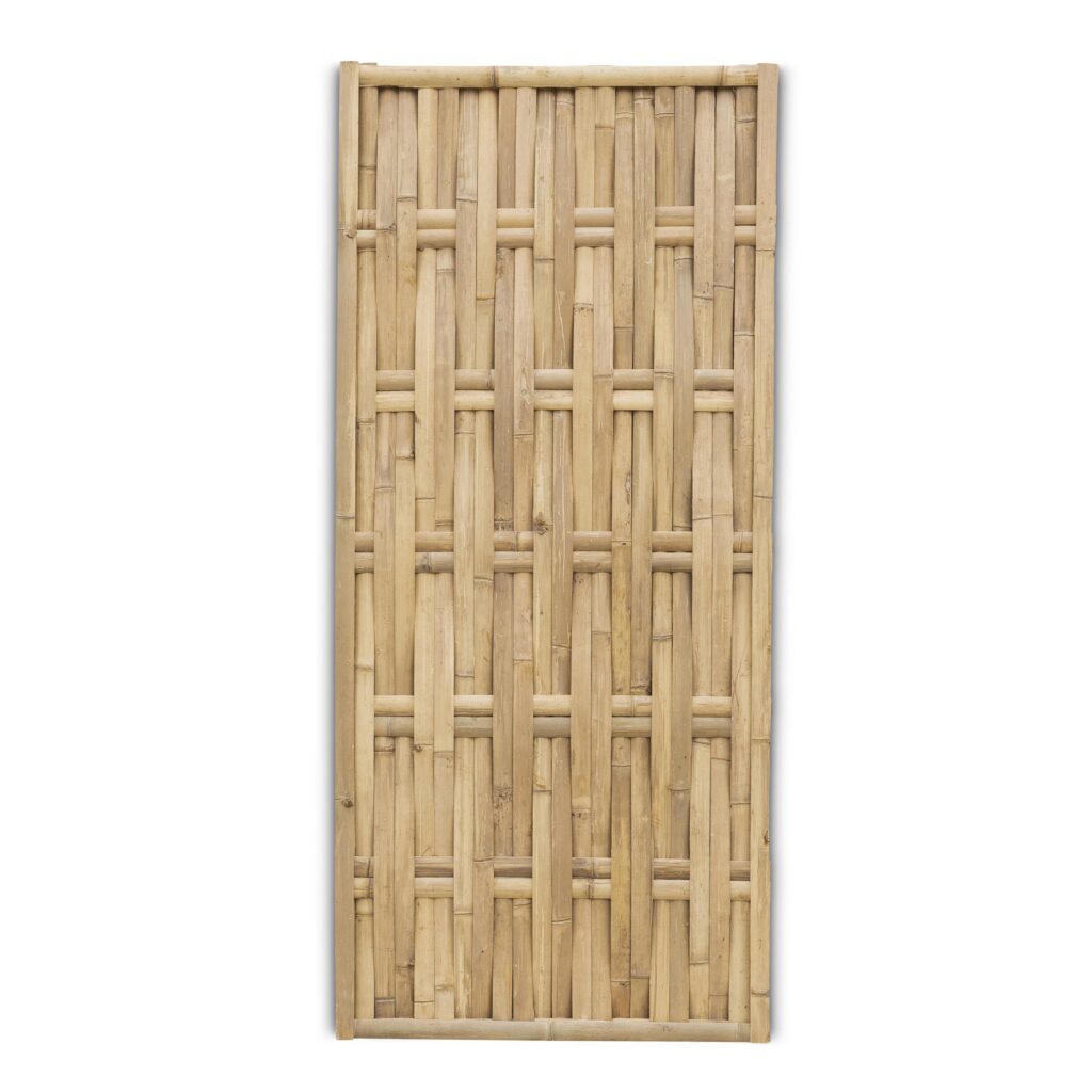 Woven bamboo fence Vertical - 90 x 200 cm - Natural - Eviro Bamboo