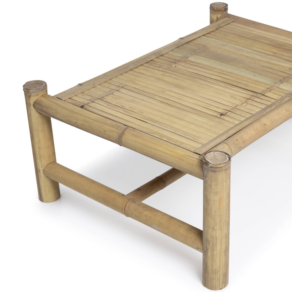 Bamboo coffee table Eve - 80 x 100 cm - Natural - Eviro Bamboo