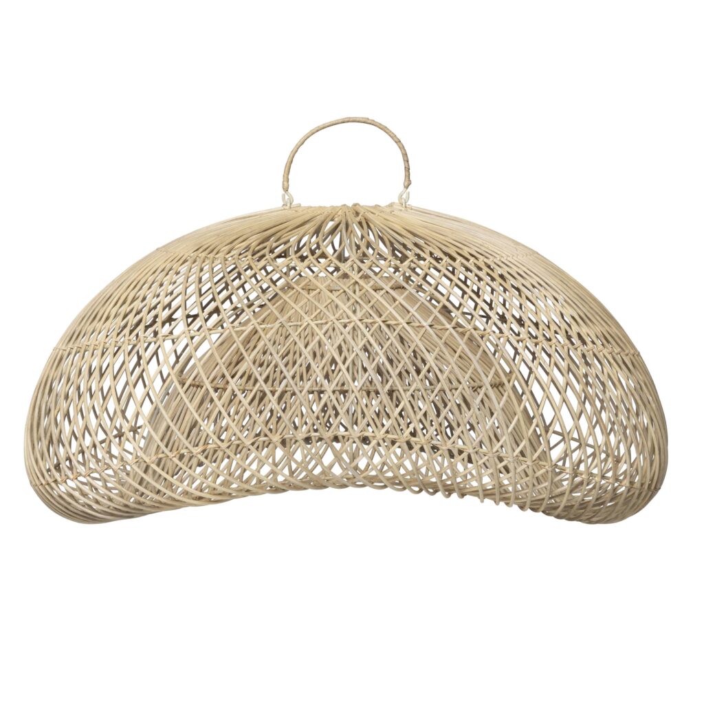 Pendant lamp Eldo - Rattan - Natural - 60Ø cm - PVB Collection