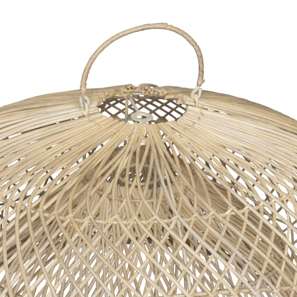 Pendant lamp Eldo - Rattan - Natural - 60Ø cm - PVB Collection