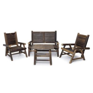 Bamboo set Hennie - Dark - Eviro Bamboo