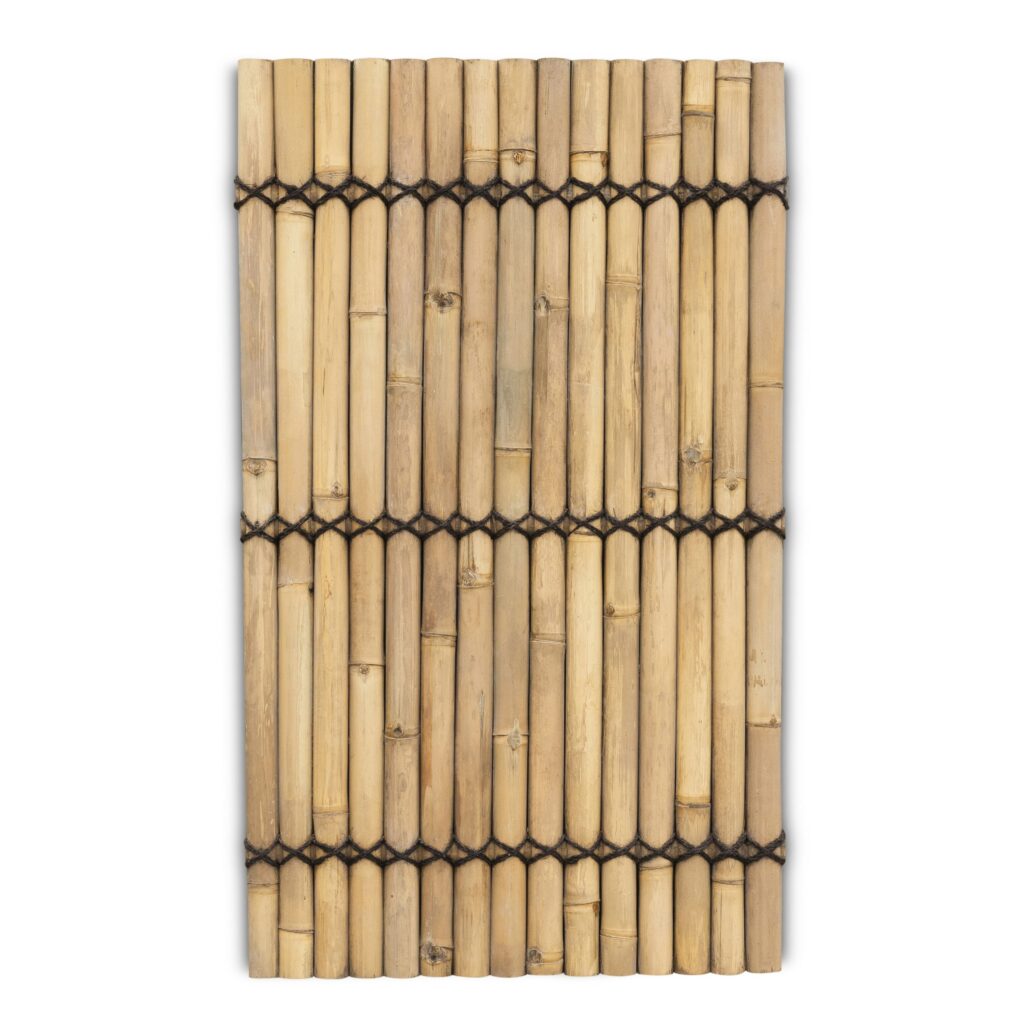 Bamboo fence halfround - 90 x 150 cm - Natural - Eviro Bamboo