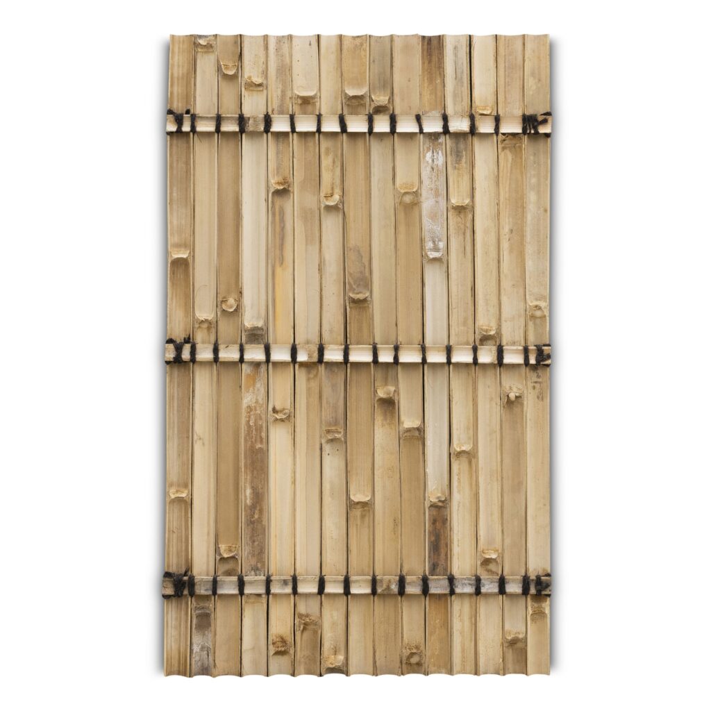 Bamboo fence halfround - 90 x 150 cm - Natural - Eviro Bamboo