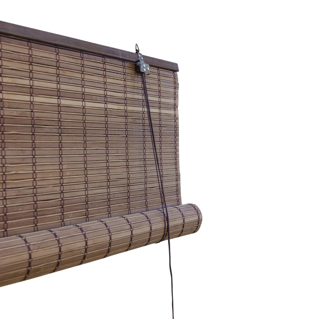 Bamboo roller blind Freddy - Brown - 150 x 160 cm - Bamelle