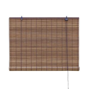 Bamboo roller blind Freddy - Brown - 150 x 160 cm - Bamelle