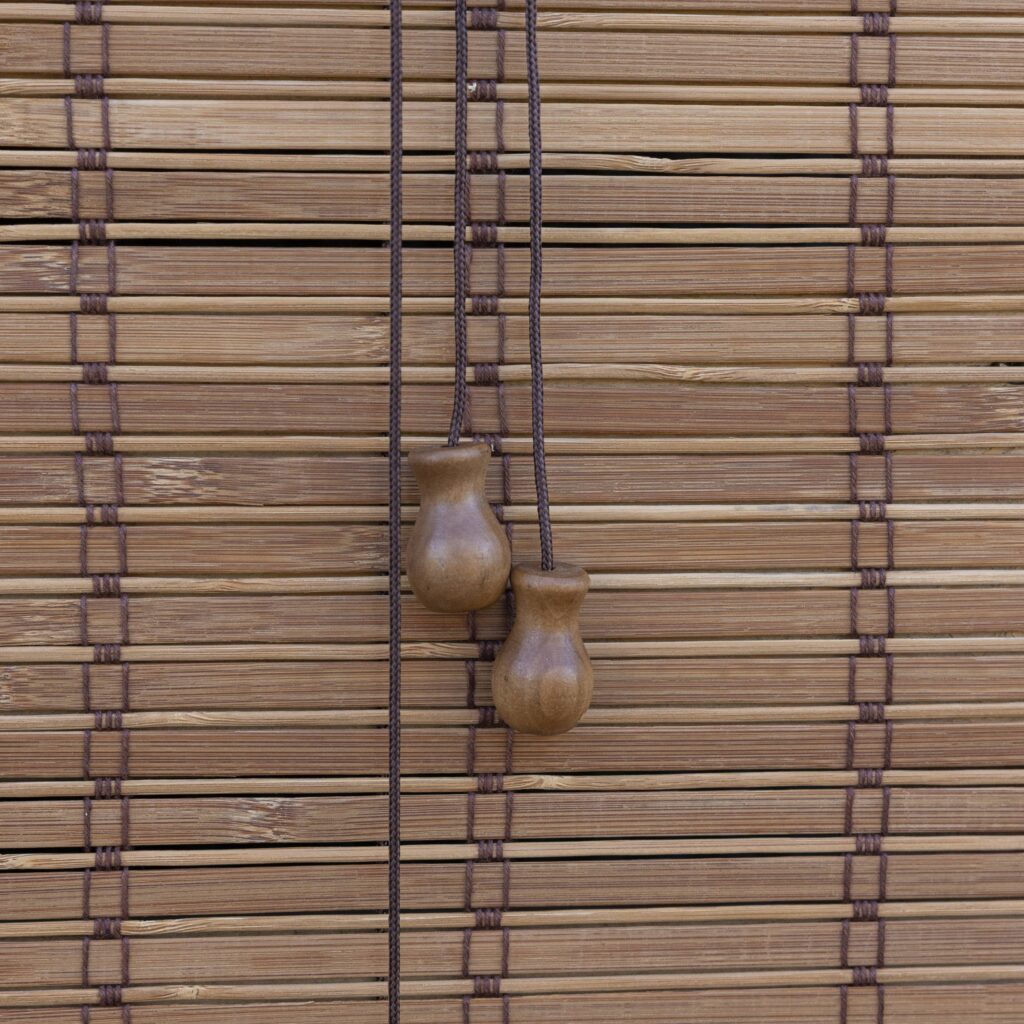 Bamboo roller blind Freddy - Brown - 150 x 160 cm - Bamelle