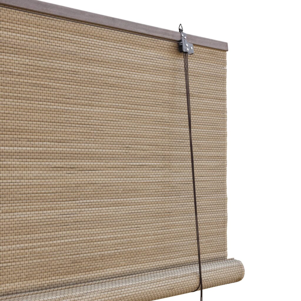 Bamboo roller blind Zoë - Brown - 150 x 160 cm - Bamelle
