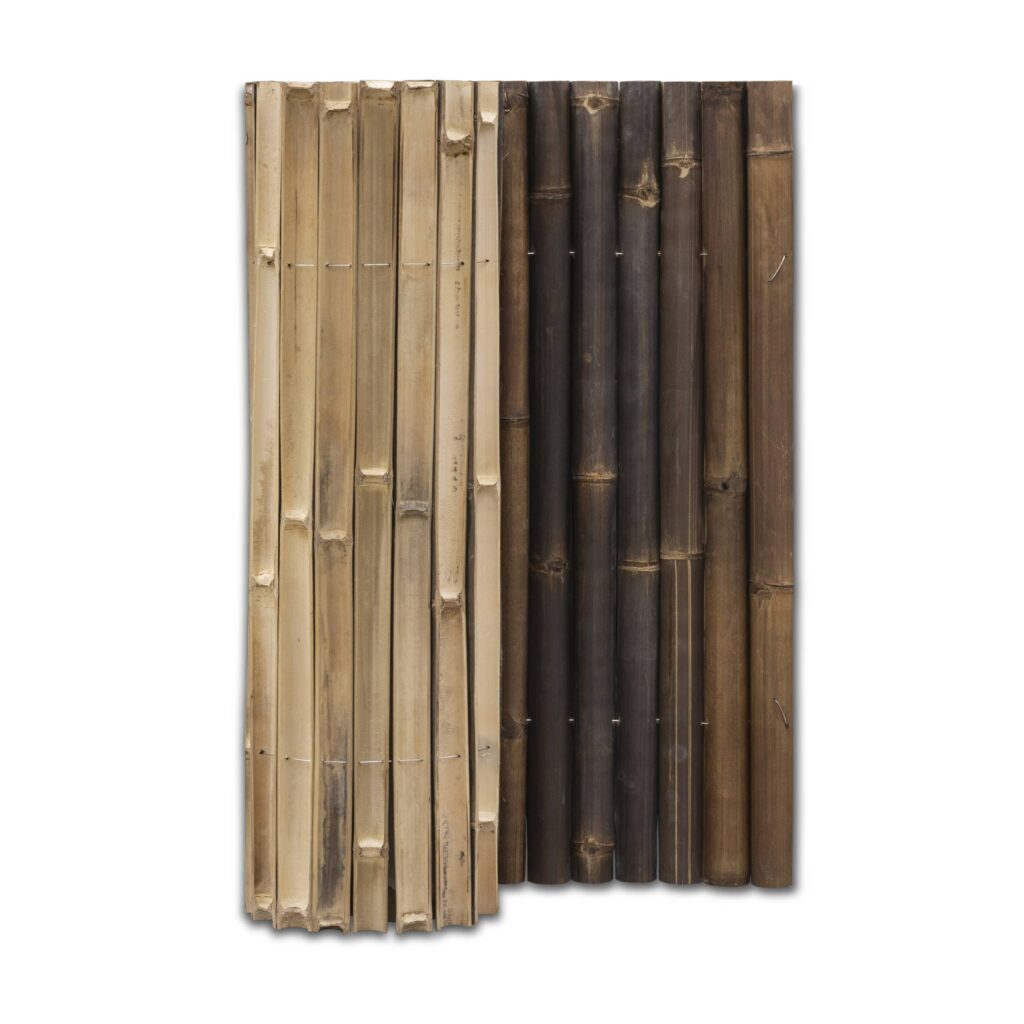 Bamboemat halfrond Giant - 180 x 100 cm - Donker - Eviro Bamboe