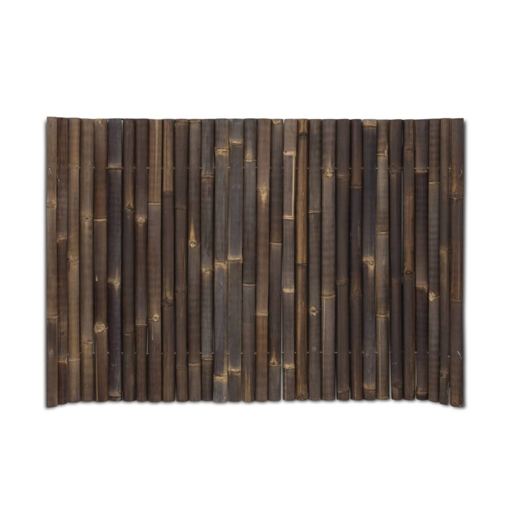 Bamboo fencing roll halfround Giant - 180 x 120 cm - Dark - Eviro Bamboo