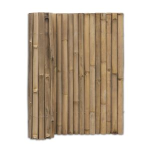 Bamboo fencing roll halfround Giant - 180 x 120 cm - Natural - Eviro Bamboo