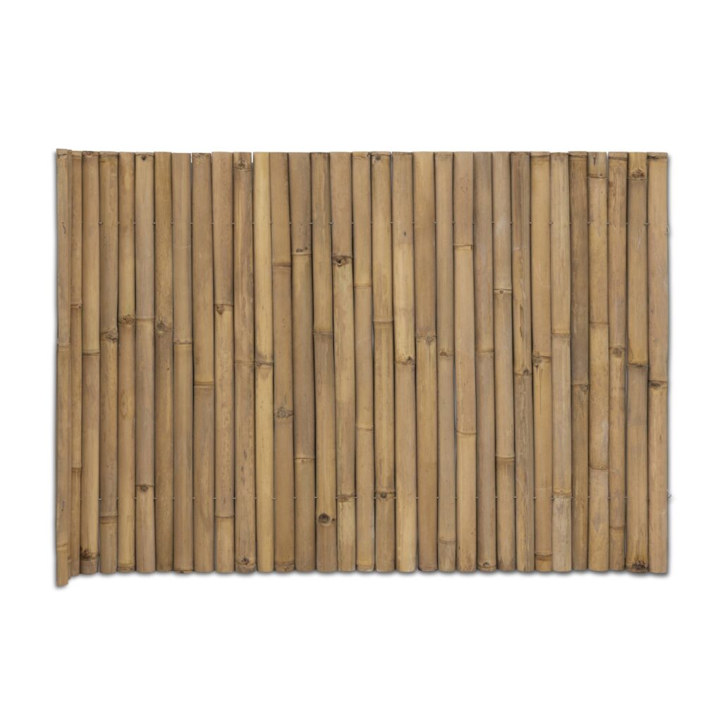 Bamboo fencing roll halfround Giant - 180 x 120 cm - Natural - Eviro Bamboo