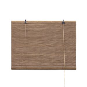Bamboo Roller Blind Zoë - Brown - 160 x 160 cm - Bamelle