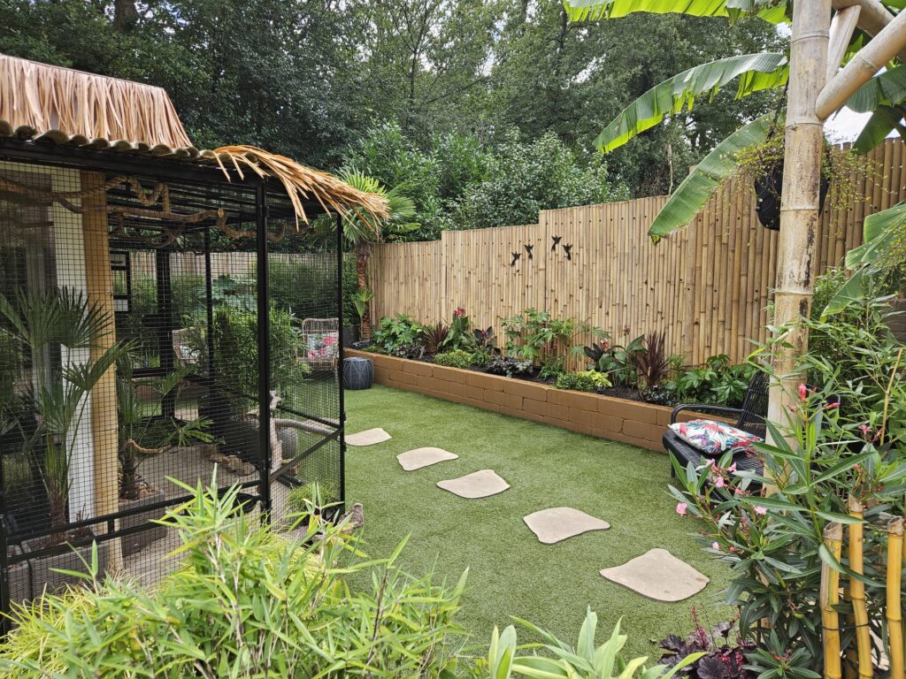 Bamboo fencing roll Giant - 180 x 220 cm - Natural - Eviro Bamboo